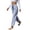 Blue(Great Pants), variant on ZHYou No Boundarie Stripe Pants for Women Drawstring Straight Leg Casual Vacation Loungewear Loose Fit Trousers with Multi Pockets,Red,Size L