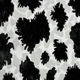 thumbnail image 6 of PIKWEEK Outdoor Picnic Camping and Indoor Kitchen Dining Party Texture Repeating Graphic Monochrome Skin Pattern Seamless Snow Leopard Abstract Round Tablecloth White, 6 of 8