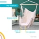 thumbnail image 5 of Hamaca  Tipo Columpio Almohadones blanco 6.49 pulg Elly Decor ED-HCWH, 5 of 8