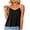 Black, variant on Pajamas Tank Tops for Women Sleeveless V Neck Binding Camisole Top Lightweight Elastic Loose Breathable Casual Indoor Daily Home Loungewear Sleepwear