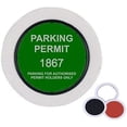thumbnail image 1 of 2 X Universal Car Parking Permit Holder/Road Tax Disc Holder - Easy Fit & Removal, 1 of 1