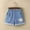 Blue-09, variant on Sentuca Girls Denim Shorts Casual Cute Jeans Shorts with Pockets for Toddler Girl Clothes Size 3 Years