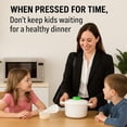 thumbnail image 6 of Dependable Industries Microwave Steamer for Vegetables Meats Poultry Fish Rice Cooker No Oil Needed! Healthy Way to Cook, 6 of 8