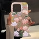 thumbnail image 3 of Funda de flores de lujo para iPhone 15 Pro Max Fundas para iPhone 11 14 Pro Max 12 13 Mini 16 Plus Fundas protectoras suaves mate Funda, 3 of 5