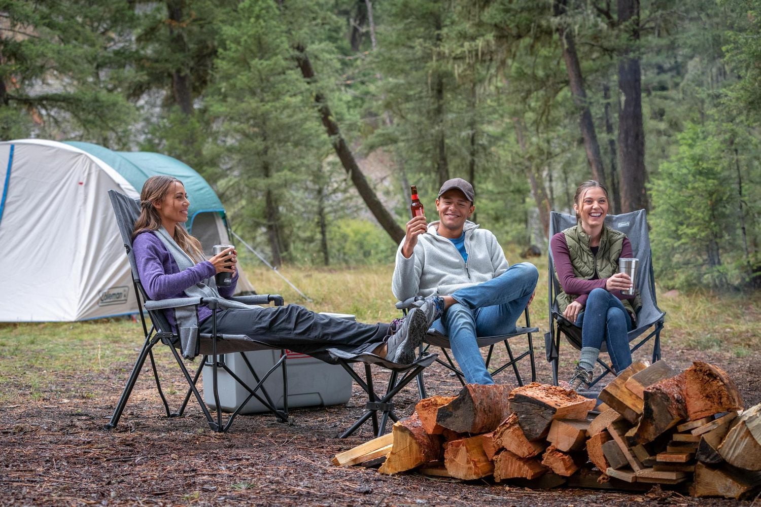 Coleman Forester Series Bucket Chair, Grey