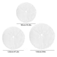 thumbnail image 5 of Dserfhy Fluffy Faux Fur Christmas Tree Skirt White Plush Xmas Tree Base Cover Mat for Merry Christmas Party Decoration, 5 of 7