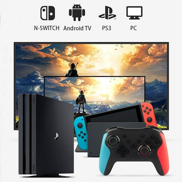 Wireless Game Gamepad for Nintendo Pro Controller Switch Lite / Switch OLED / PC Consloe 6-axis TURBO Dual Vibration Functions - Walmart.com