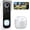 White, variant on Doorbell Camera No Subscription, 5MP Ultra Clear View Night Vision, PIR Motion Detection, Video Doorbell with Indoor Chime, Local Storage 2-Way Audio, Only 2.4Ghz WiFi, Work with Alexa