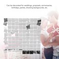 thumbnail image 3 of 6Pcs Shiny Wall Backdrop, Sequin Wall Backdrops Checkered Sequin Background Wall Flash Wall Background Low Light Wall Background for Photo Background Birthday Anniversary Party, 3 of 8