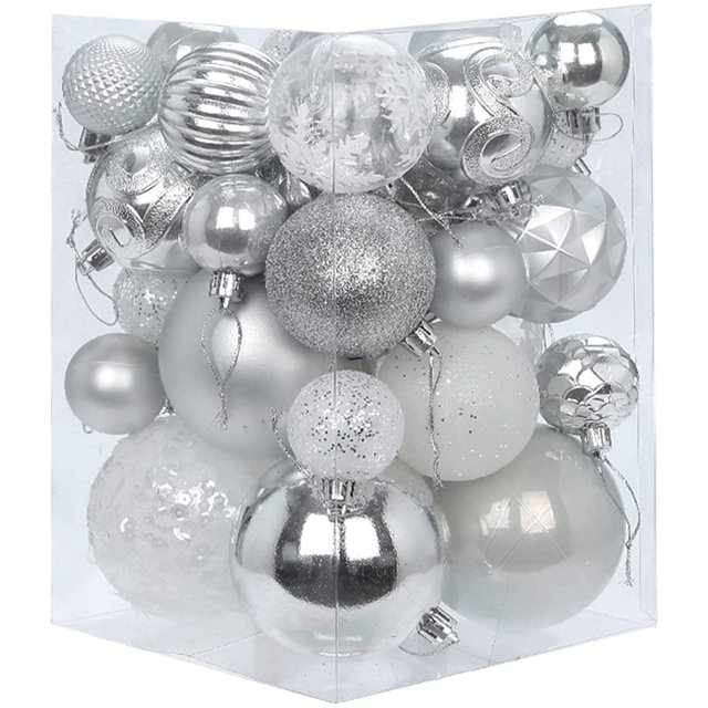 36pcs Bolas de Navidad Bolas de Halloween Baba de vidrio de Halloween Fiesta de festival de árbol de Navidad de Navidad Sailing Electrónica
