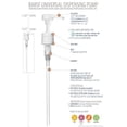 thumbnail image 2 of Universal Shampoo/Conditioner Pump for Bottle, 1 L/33.8 oz., Piece 2 White, 2 of 4