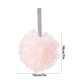 thumbnail image 3 of Puf de baño con lunares | Esponja de malla de doble capa | Estropajo de cuerpo de poliéster suave | Diseño de flores | Espuma abundante | Exfoliación suave | Colgable | 18cm x 18cm | 1 paquete, 3 of 6