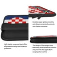 thumbnail image 4 of Croatian-Flag Neoprene Sleeve Pouch Case Bag for 13" - 15" Inch Laptop Computer, 4 of 7