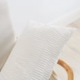 thumbnail image 3 of Home Soft Things Pleated Velvet 2 Piece Throw Pillow Cover Set - Gardenia - 14" x 26", 3 of 5