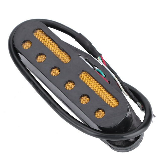 Single Coil Pickup, Soundhole Pickup, Acrylique Shell Durable Portable pour Guitares Acoustiques ST Style Guitare