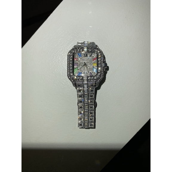 Moissanite VVS1 Quality Diamond Tested white Watch Iced Out