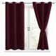 thumbnail image 1 of Cortinas térmicas Hiasan Blackout Burgundy 96 x 114 cm, 2 paneles, 1 of 6