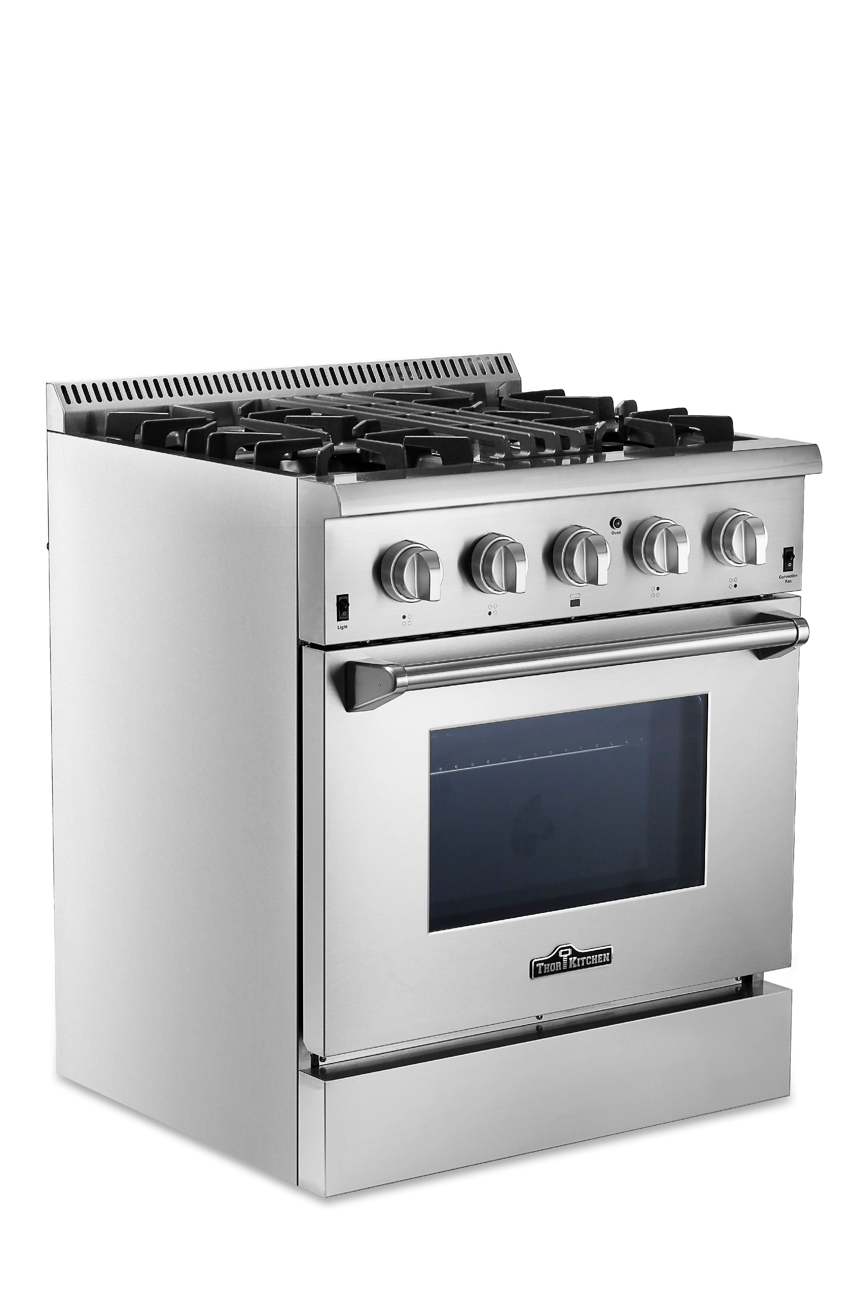 Thor Kitchen 30" Professional Free Standing Dual Fuel Range, Stainless Steel - image 2 of 6