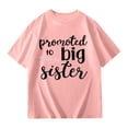 thumbnail image 5 of RTKFRFLM Girls "Big Sister" Graphic Top Fashionable Short Sleeve Tee for Kids Purple 3-4 Years, 5 of 6