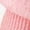 Pink, variant on CHUOU Kids Toddler Baby Boys Girls Solid Warm Knit Soft Sole Rubber Shoes Socks Slipper Stocking Soft Shoes Socks