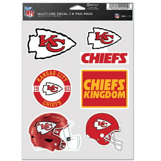 Playful Kansas City Chiefs Helmet Die-cut Stickers 42C, Chiefs