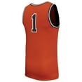 thumbnail image 3 of Men's Nike #1 Orange Virginia Cavaliers  Throwback Replica Basketball Jersey, 3 of 3