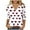 X04-White V-Neck, variant on Women 3/4 Sleeve Blouses Plus Size Valentine Day T Shirt Funny Love Heart Graphic Print Tops Loose Casual V Neck Tee Shirts Black S-3XL
