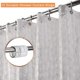 thumbnail image 2 of Clear EVA Shower Curtain Liner Waterproof 3D 71inch x79inch, 12 Hooks, 2 of 5