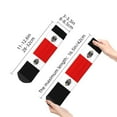 thumbnail image 3 of Women's Men's Flag Of The German Empire Lightweight Ventilation Quarter Ankle Socks, 3 of 7