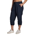 thumbnail image 4 of RBX Active Women's Plus Size Lightweight Woven Capri Pant With Pockets, 4 of 6