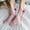Pink, variant on JeashCHAT Winter Coral Fleece Cake Socks Towel Massage Bottom Tube Female Socks Home Floor Socks