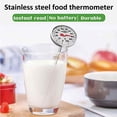 thumbnail image 3 of Termómetro de carne para asar y cocinar, termómetro de alimentos con sonda, termómetro de cocina de acero inoxidable para barbacoa, carne de res, leche, bebidas, 1 unidad, 3 of 7