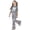 A02-Grey, variant on LRen Girls Valentines Day Outfit, Cute Bowknot Print 2 Piece Outfits Set Kids Valentine's Day Shirt And Bow Flare Pants Set Casual Back To School Clothing