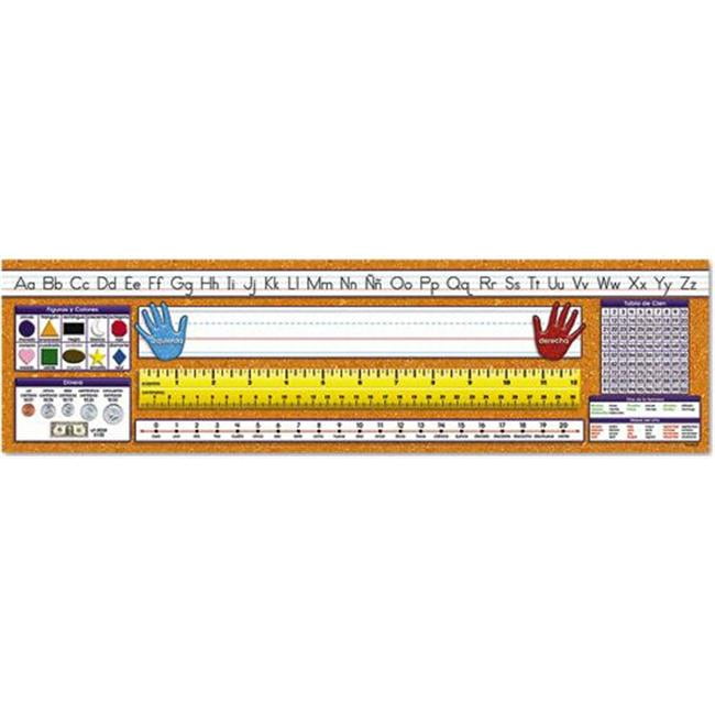 North Star Teacher Resource Nst9007 Desk Plate Spanish Trad Man
