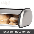 thumbnail image 7 of Oggi Stainless Steel Roll Top Bread Box, 7 of 7