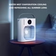 thumbnail image 3 of Djunllk Cooling Fans That Blow Cold Air, Misting Fan, 3 Speeds, 900ml, USB Desk Fan Portable Fan Evaporative Air Cooler, Quiet Personal Fan for Bedroom Home Office, 3 of 9
