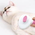thumbnail image 5 of Cat Brushes for Indoor Cats, Dog Brush for Shedding with Metal Cat Comb, Self Cleaning Pet Hair Brush with Release Button for Grooming Kitten(Pink), 5 of 6