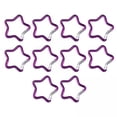 thumbnail image 1 of 10x 10 Mosquetones en Forma de Estrella de , Gancho de Llavero Resistente, Mosquetón Pequeño, Clips para Llavero, para Pesca en Casa, Camping, , Púrpu, 1 of 8