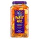 thumbnail image 1 of Party Mix - 26 Ounce Barrel - Tasty Snack Mix Includes Corn/Nacho Tortillas, Pretzels, BBQ Corn Chips and Cheese Curls, Easy and Quick Party Snacks, Cholesterol Free and Trans-Fat Free, 1 of 5