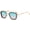 Black Green, variant on Vintage 70s Flat Pilot Metal Sunglasses for Women Men, Small Frame Rectangular Glasses UV400 punk Shades