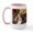 White/Pink Inside, variant on CafePress - Santa's Samoyed Large Mug - 15 oz Ceramic Large White Nolvety Mug