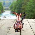 thumbnail image 1 of Turkish Ceramic Snapdragon Vase - Handmade 25 cm Traditional Style Decorative Pitcher - Multicolor Glazed Home Accent or Unique Gift Idea, 1 of 4