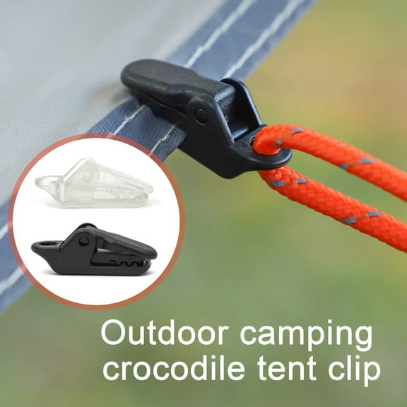 tasrioml 10/20Pcs Outdoor Tarp Clip Heavy Duty Lock Grip Camping Tent Fastener Clip Holder Pool Canopy Awning Cover Shade Cloth Fixing Clamp