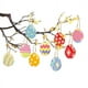 thumbnail image 1 of Fiudx Adornos de Pascua, Set de 20 Piezas para Pintar con Resina, Huevos Vibrantes Pintados a Mano, Atractivo Visual, Opciones de Decoración Versátiles, Festividades Primaverales En Casa, Idea de Reg, 1 of 3