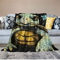 thumbnail image 2 of WERPE Just A Boy Who Loves Turtles Blanket  Extra Small for Pets Toddler Super Soft Blankets for livingroom, Couch, Sofa Flannel Lightweight Throw to Adults Kids Man Woman White, 2 of 6