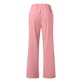 thumbnail image 7 of Pants for Women Palazzo Pants for Women Comfortable Women's Casual Pants High Waisted Loose Wide Leg Cozy Trousers with Pockets for Everyday Wear, 7 of 7