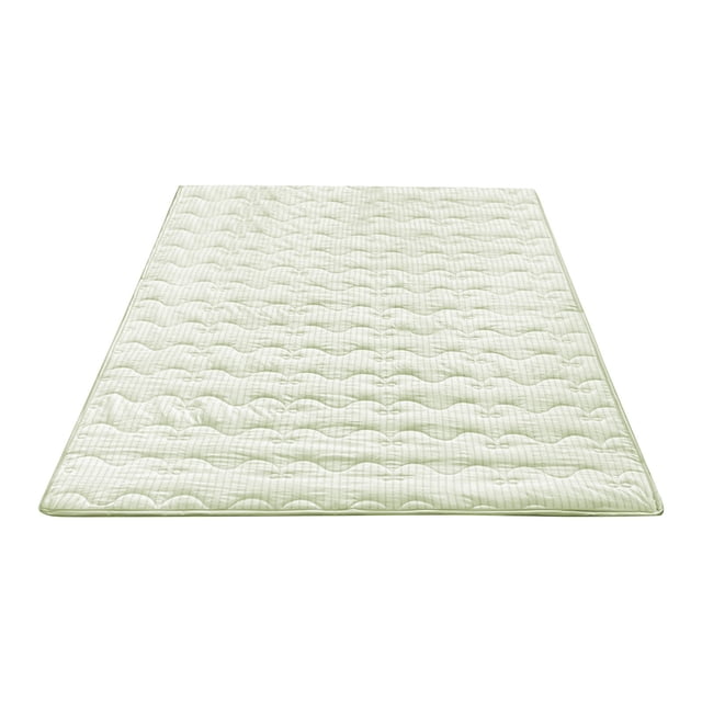 Lightweight Sleeping Pad Washable Thin Non Slip Blue for Student Dormitory Protective Bed