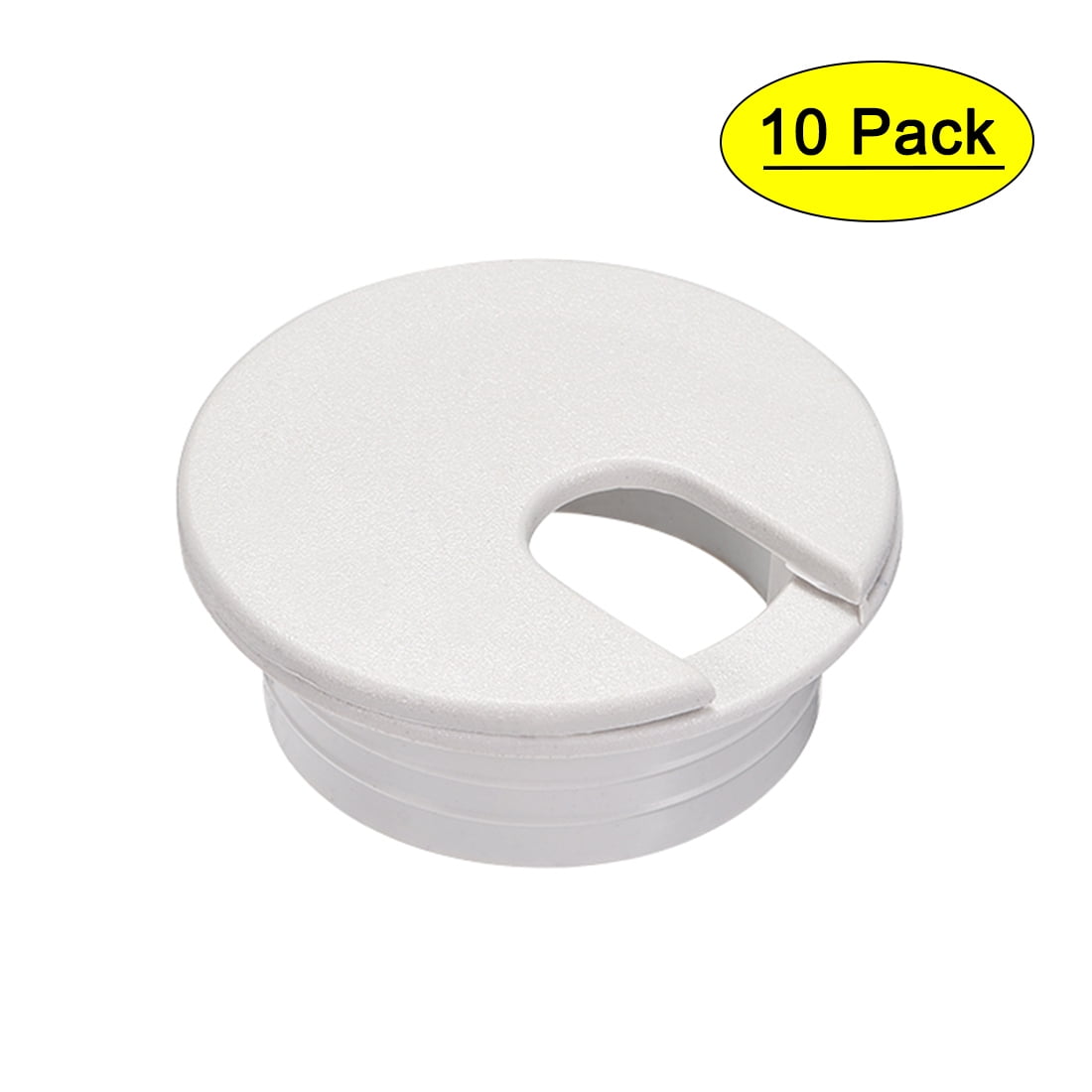 Cable Hole Cover, 13/8" Plastic Desk Grommet for Wire Organizer 10 Pcs