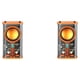 thumbnail image 2 of Moyic Altavoz inalámbrico Clear Mecha Style Stereo Music Player Bluetooth-Compatible con manos libres para Party Camping Rhythm Naranja 2Conjunto, 2 of 6