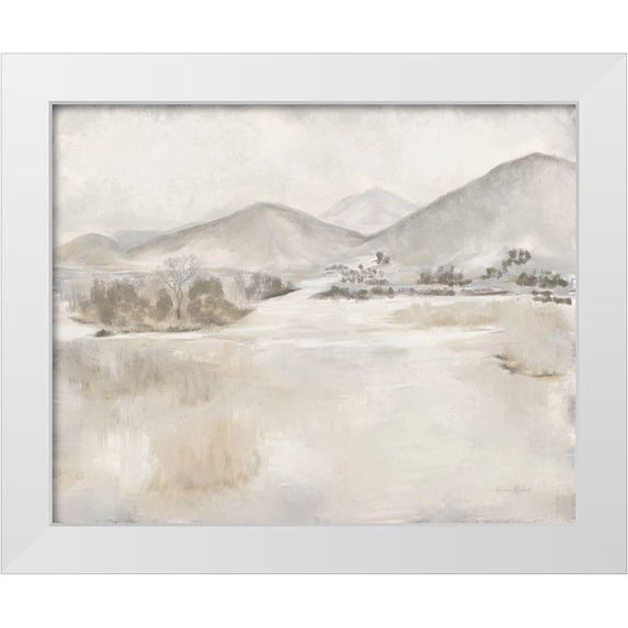 Murdock, Ramona 18x15 White Modern Wood Framed Museum Art Print Titled - Mountain Marshland